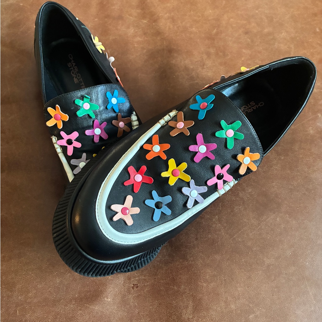 Charlotte Stone X Lorien Stern Chelsea Flower Loafers Womenâs 15